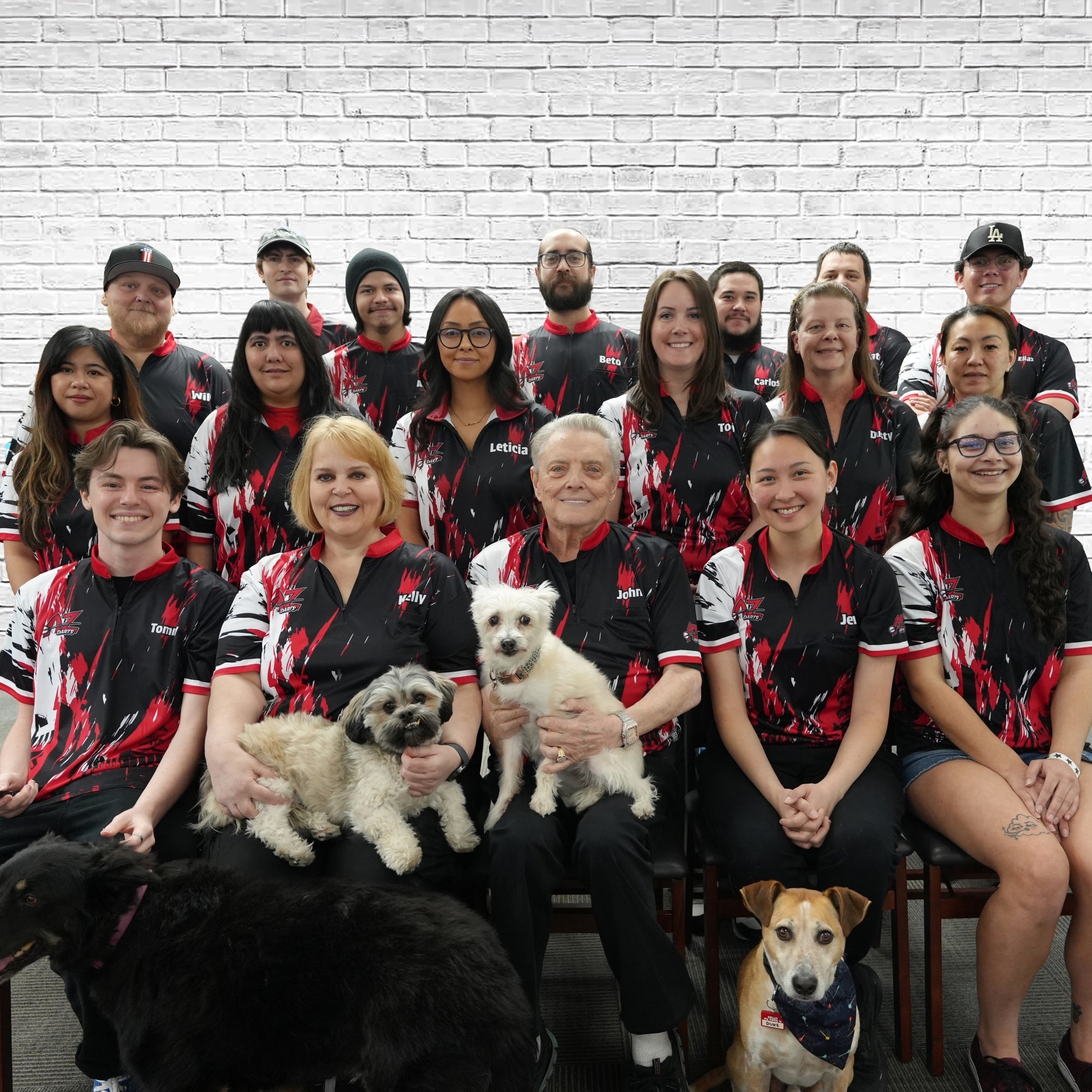 A-Z Darts team photo