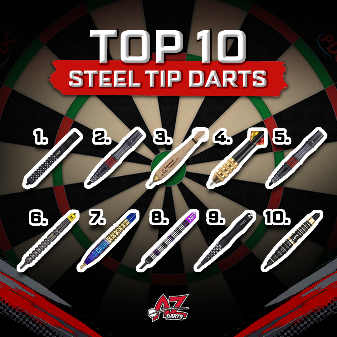 top 10 best selling steel tip darts on a-zdarts