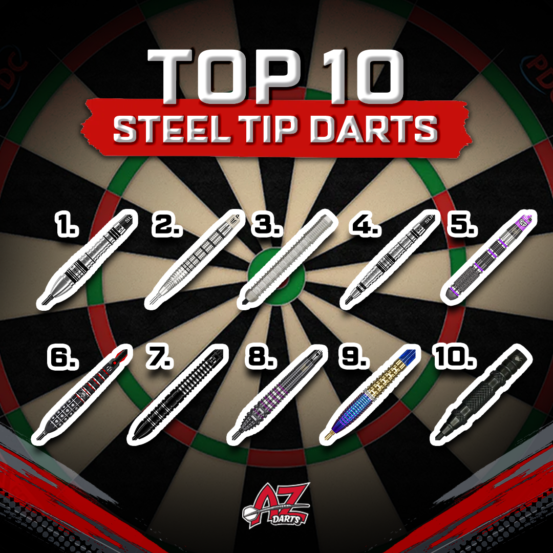 top 10 best selling steel tip darts on a-zdarts