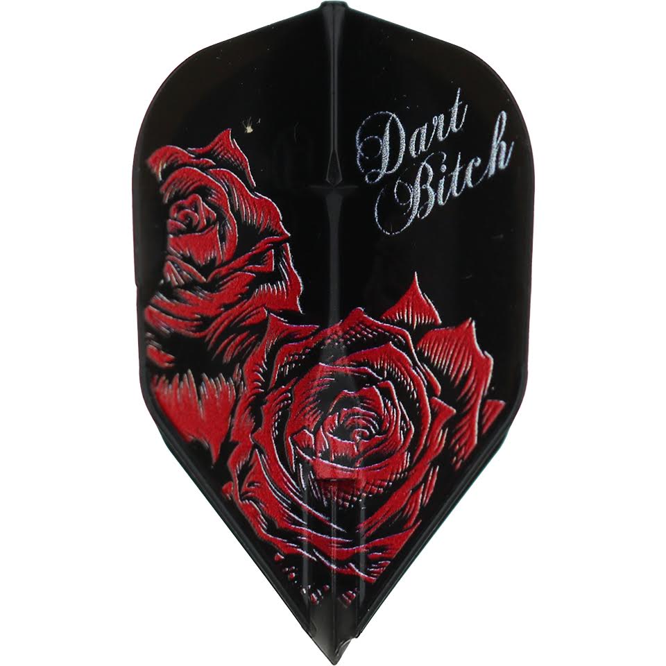 L-Style EZ Dart Bitch Rose Dart Flights - L3 / Shape