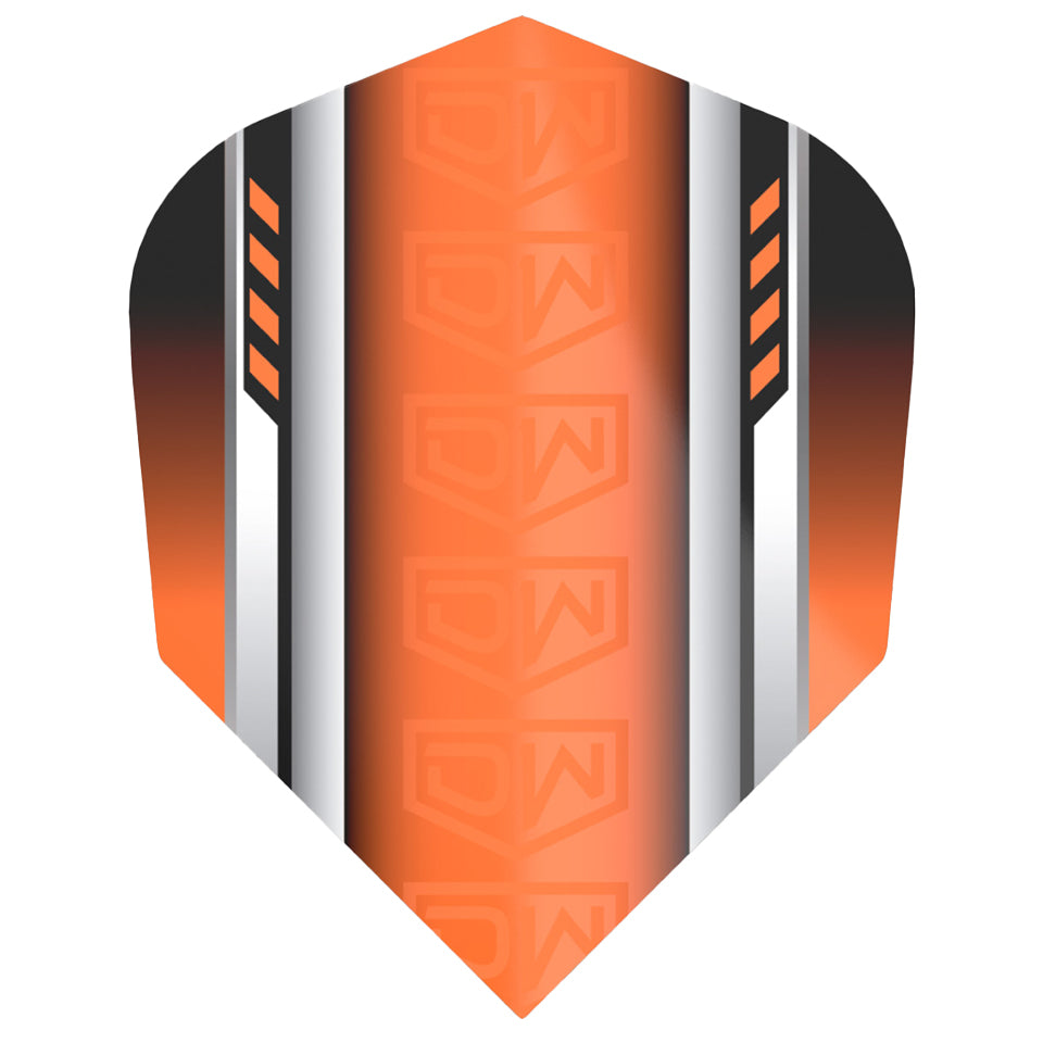 Dart World Dart Flights - Orange Standard (3 sets)