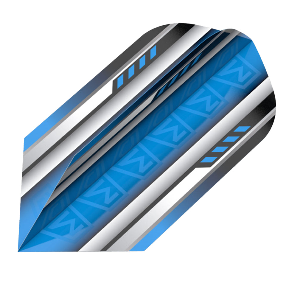 Dart World Dart Flights - Blue Slim (3 sets)