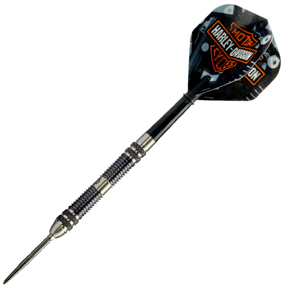 Dart World Harley-Davidson T-C 88 Swiss Point Steel Tip Darts - 25gm