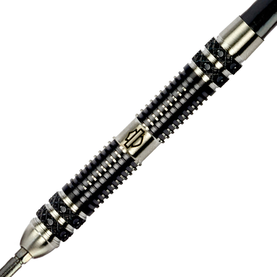 Dart World Harley-Davidson T-C 88 Swiss Point Steel Tip Darts - 25gm