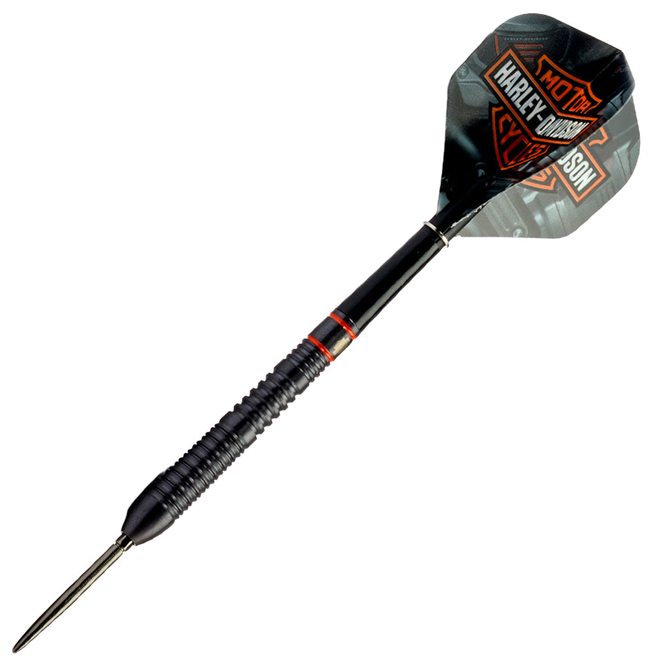 Dart World Harley-Davidson Revolution Swiss Point Steel Tip Darts - 24gm