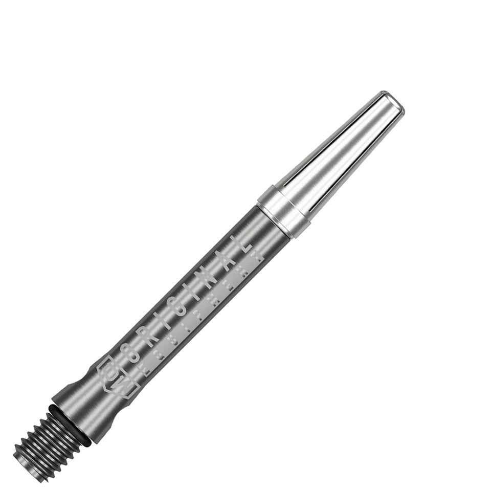 Dart World Top Spin V2 Dart Shafts - Intermediate Gun Metal