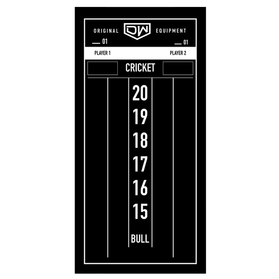 Dart World Cricket Cabinet Size Chalkboard - Mini Black