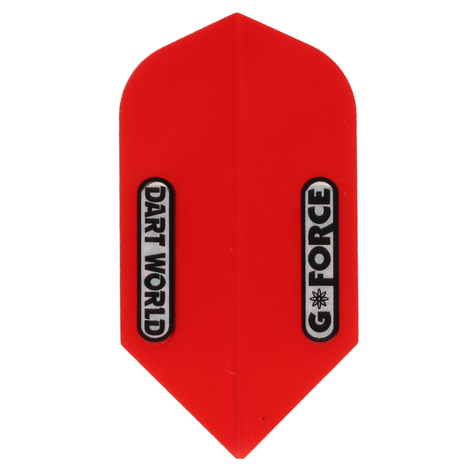 Dart World G-Force Dart Flights - Slim Red