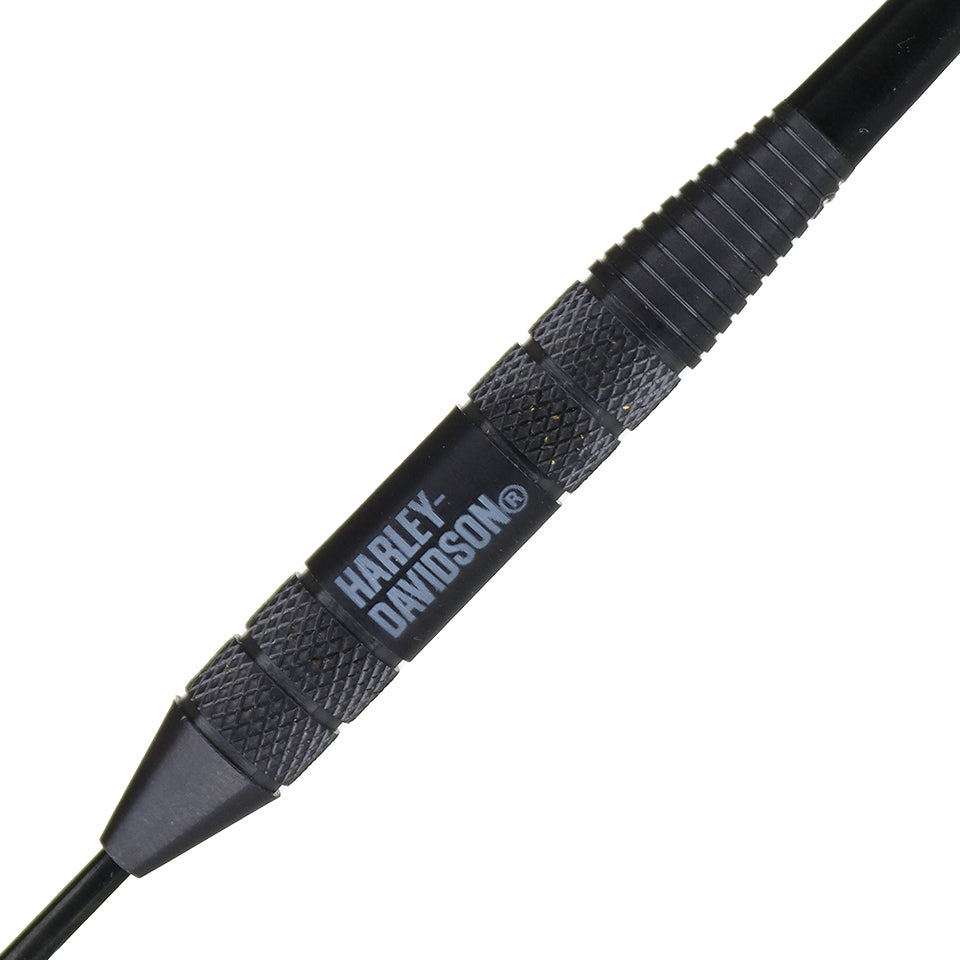 Dart World Harley-Davidson Black Lightning Steel Tip Darts - 22gm