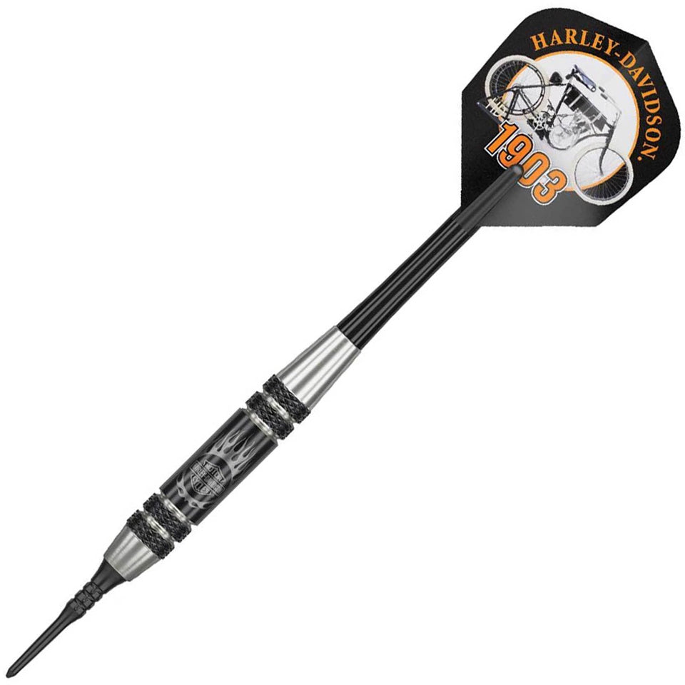 Dart World Harley-Davidson Vintage 1903 Soft Tip Darts - 18gm