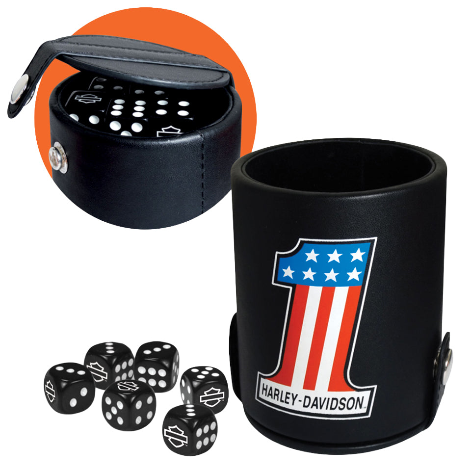 Harley-Davidson #1 Logo Dice And Cup Set