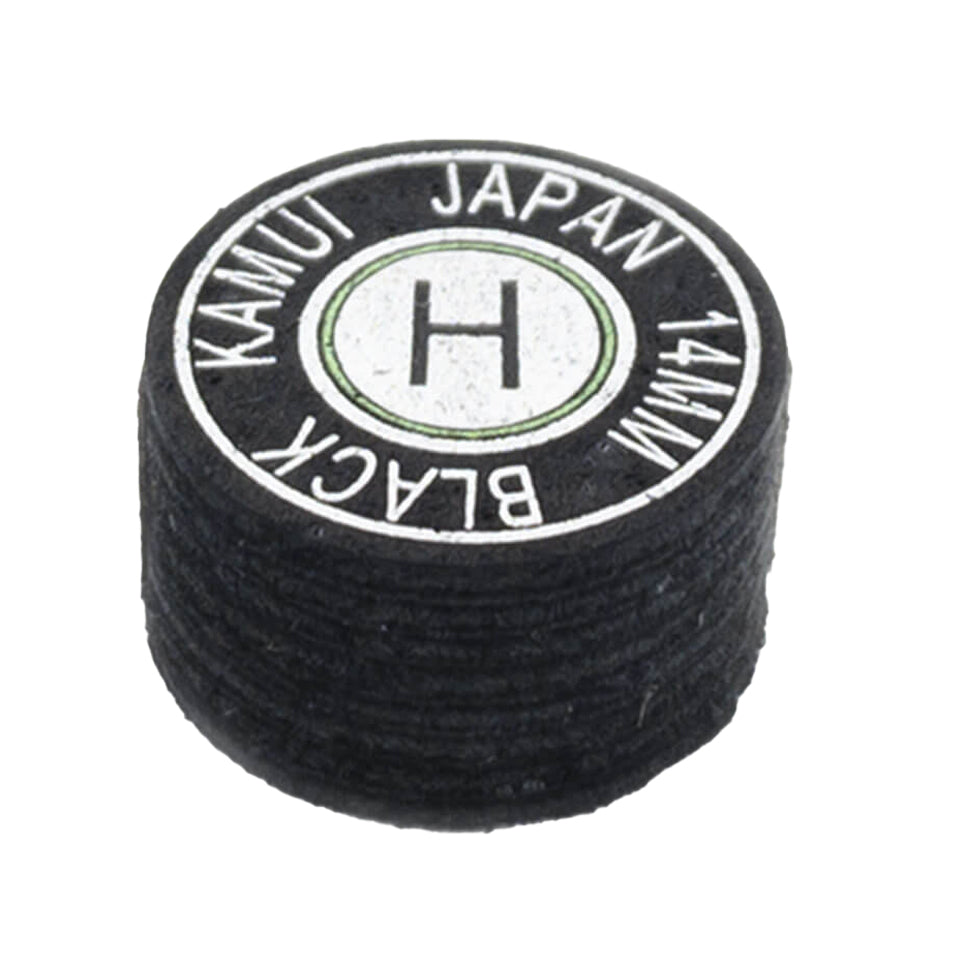 Kamui Black Billiard Cue Tip - Hard 14mm