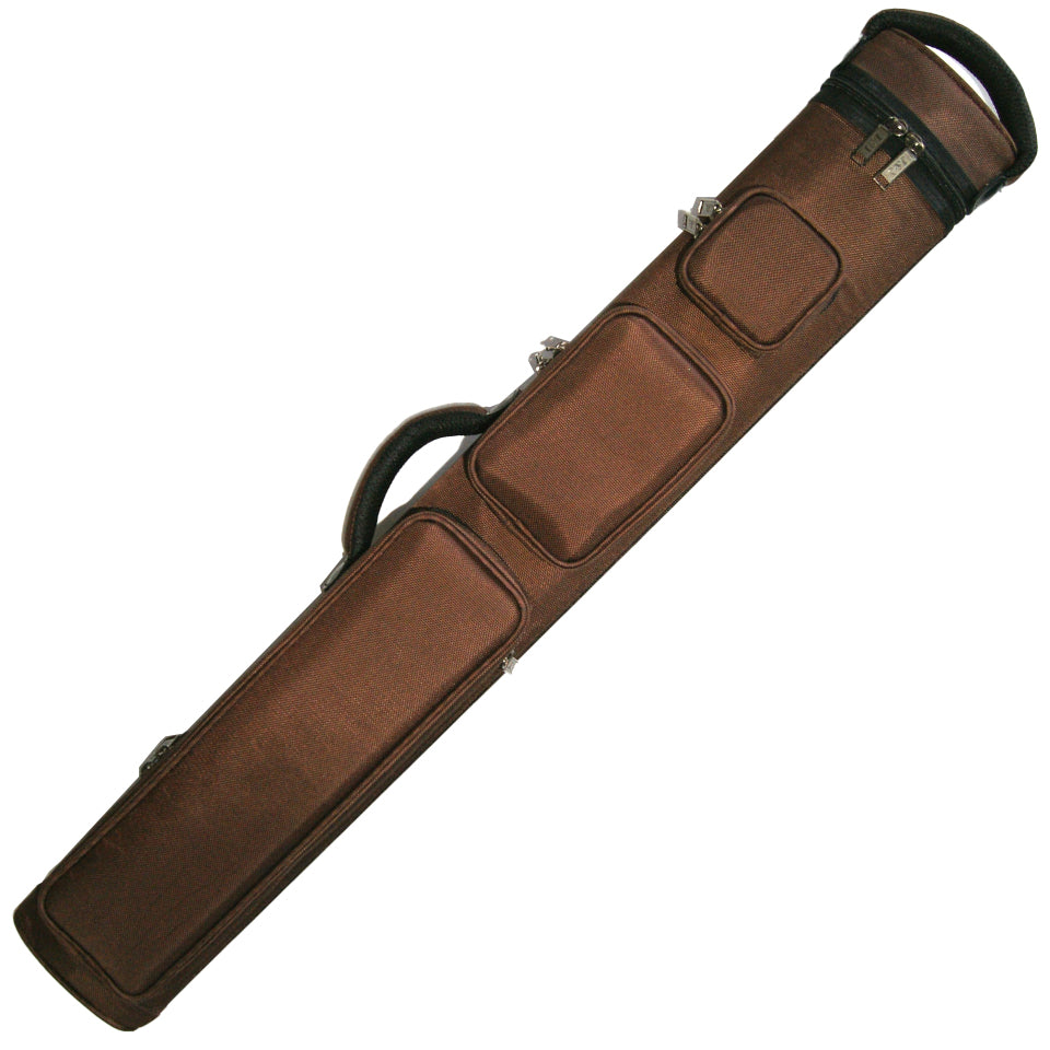 J&J Purple 3 Butt 4 Shaft Pool Cue Case – Duranylon With Backpack Straps – C34ND-6