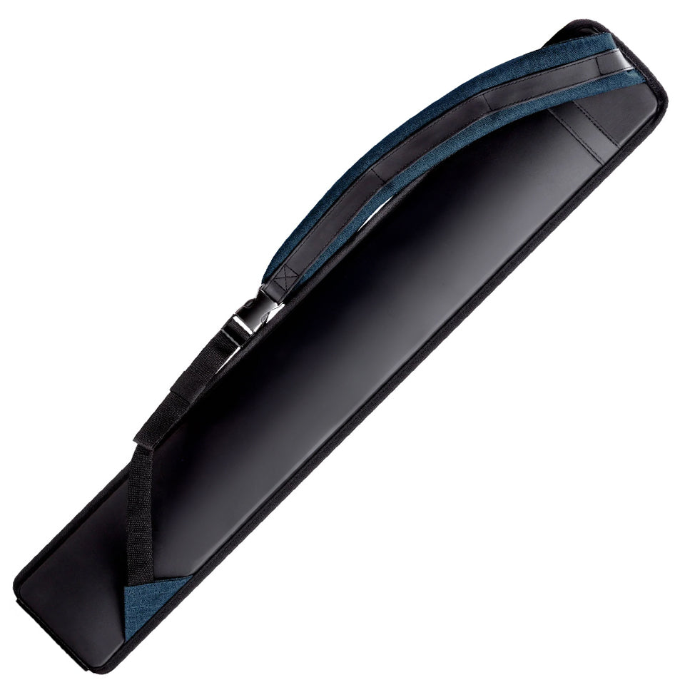 J&J 2B/4S Nylon Canvas Cue Case - Blue