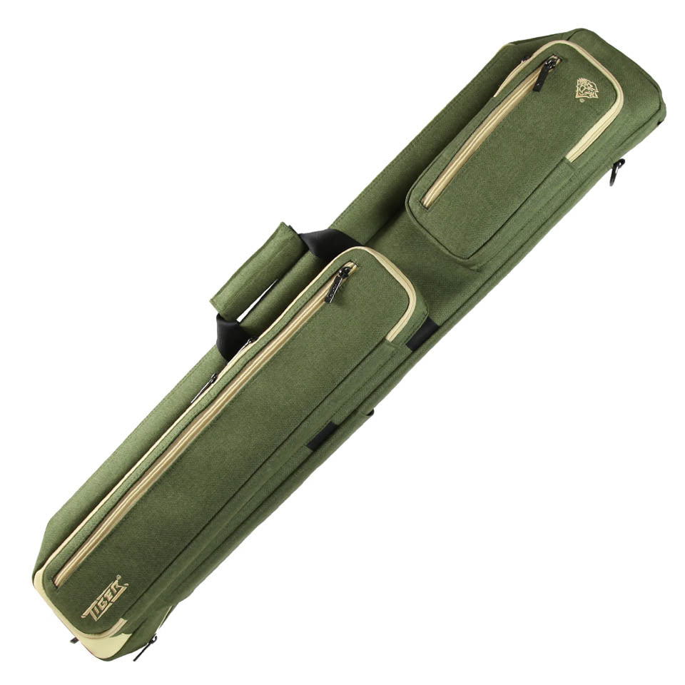 Tiger 3B/6S Vintage Cue Case - Green