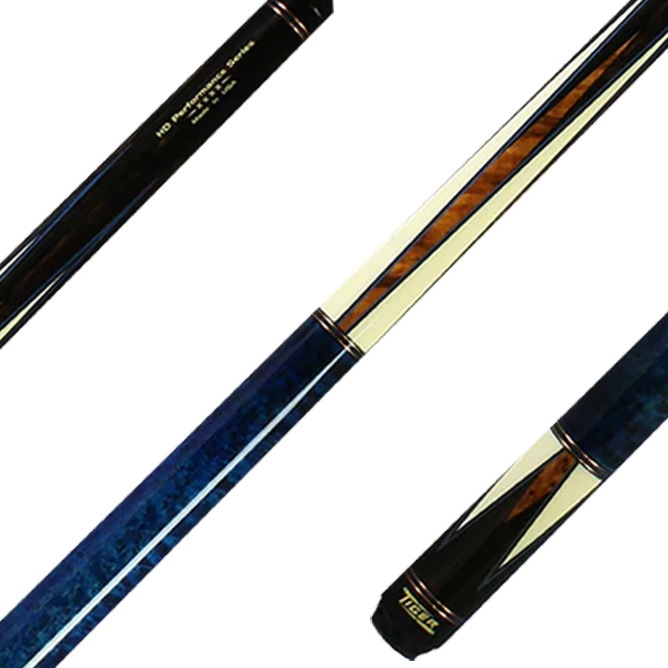Tiger HD-1B High Performance Series Pool Cue - Blue