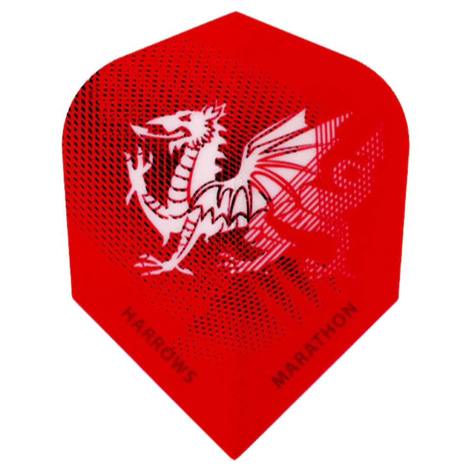 Harrows Marathon Wales Dart Flights Shape