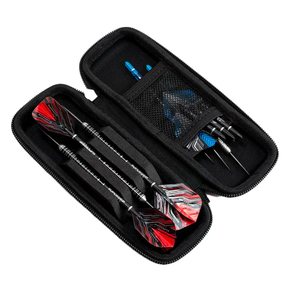 Harrows Blaze Fire Pro 3 Dart Case - Black & Aqua