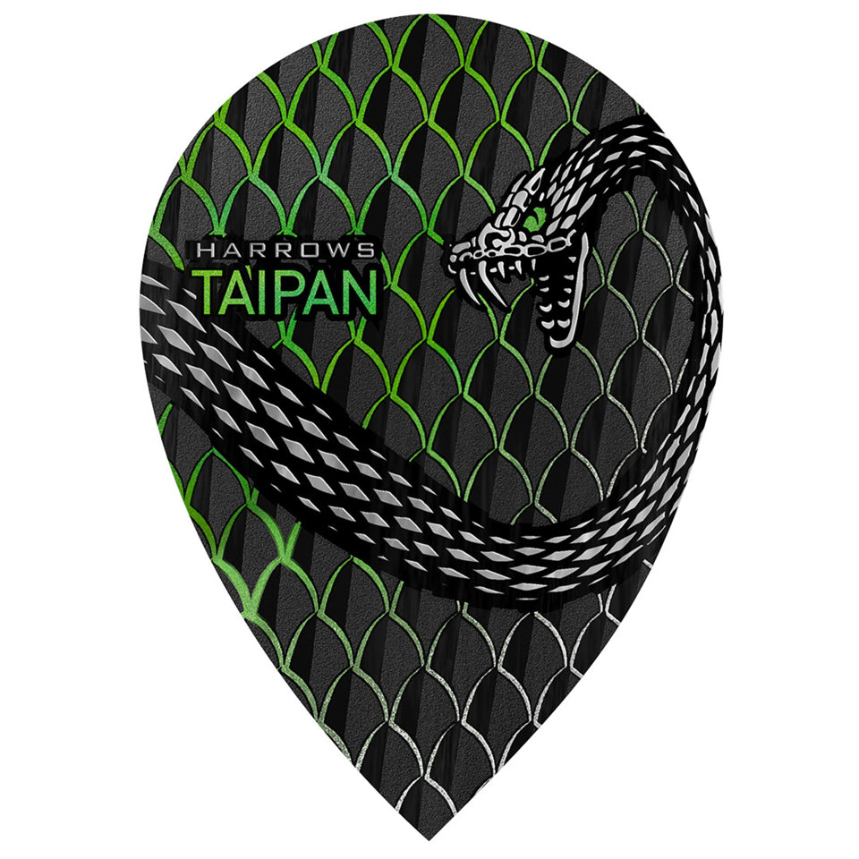 Harrows Taipan Dart Flights - Pear Green