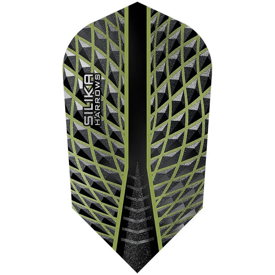 Harrows Silika Dart Flights - Slim Yellow