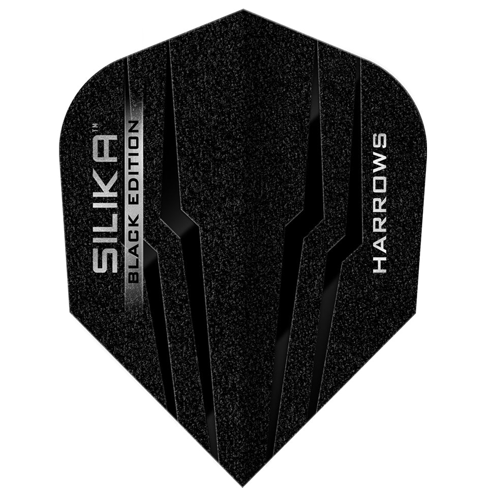 Harrows Silika Black Edition Darts Flights - Shape