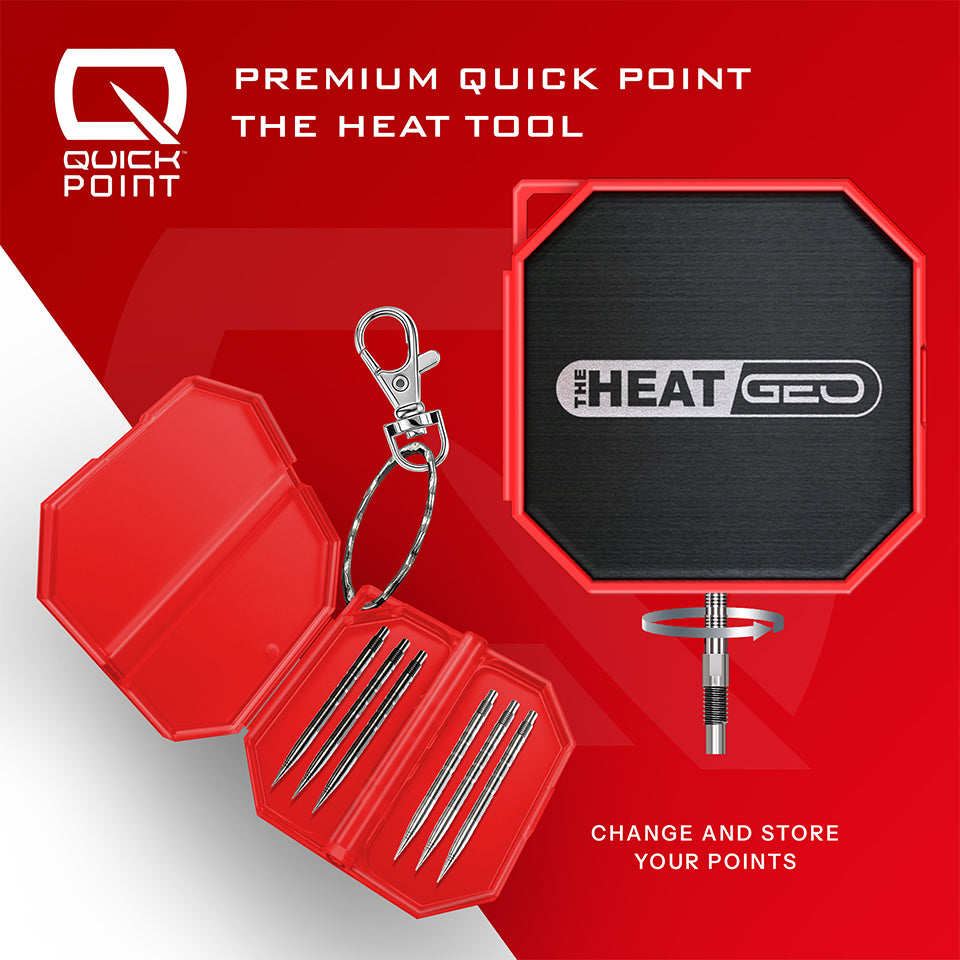 Harrows Damon Heta Geo Quick Point Steel Tip Darts - 23gm