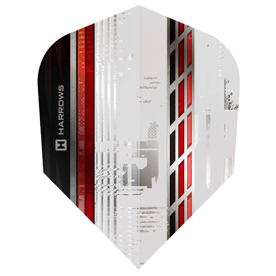 Harrows Sporty Dart Flights - Shape Red