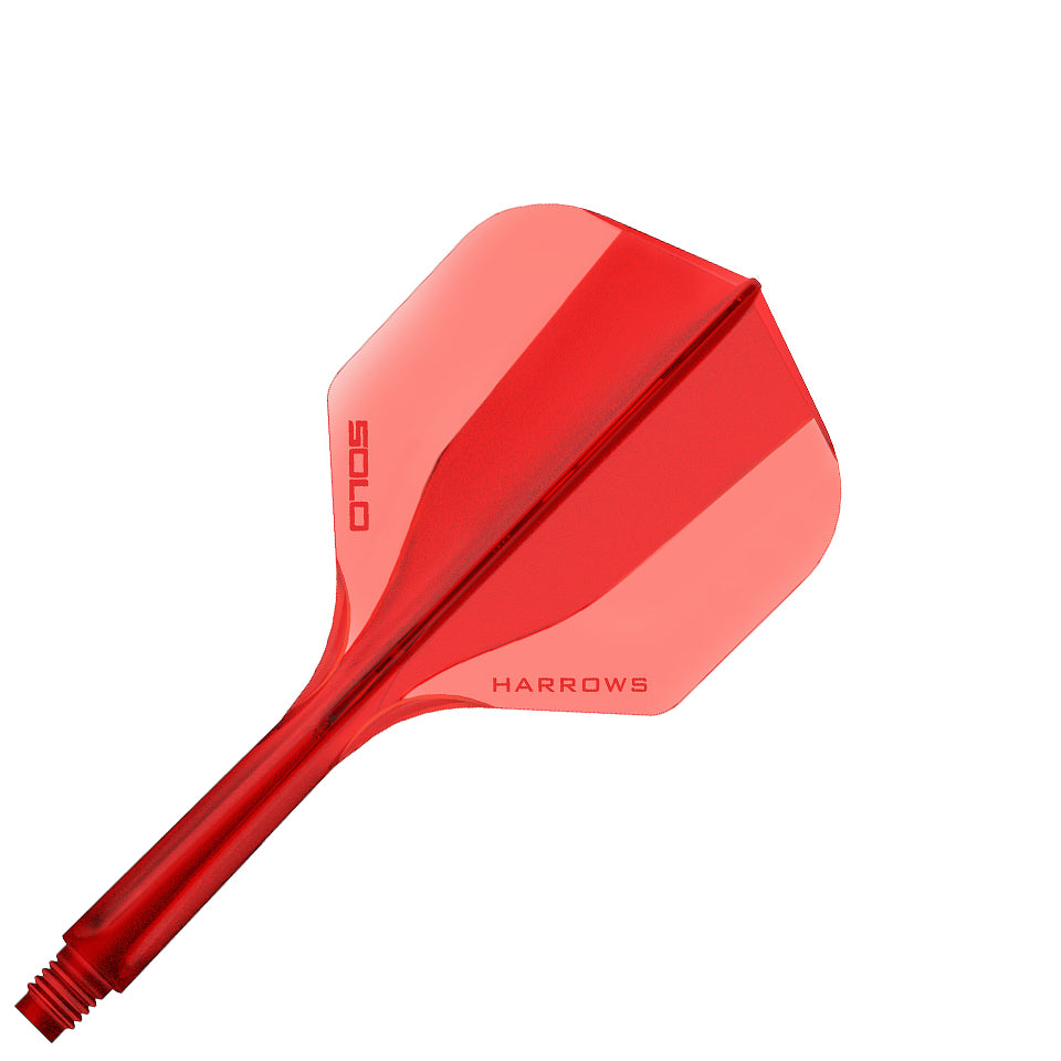 Harrows Solo Flight & Shaft System - No2 Midi Red