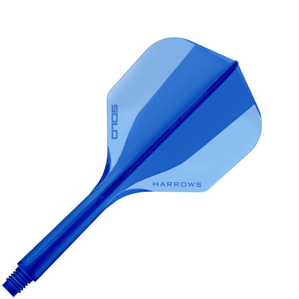 Harrows Solo Integrated Flight & Shaft System - No6 Midi Blue