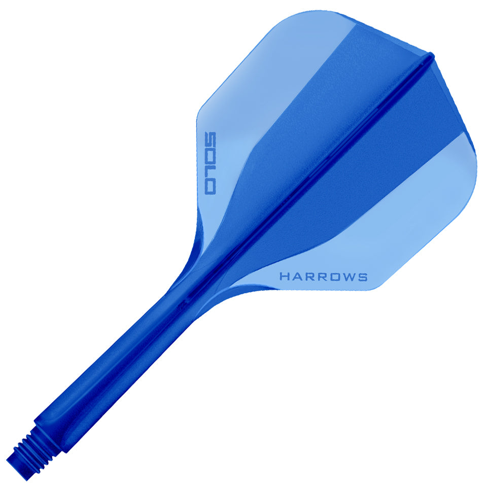 Harrows Solo Integrated Flight & Shaft System - No6 Medium Blue