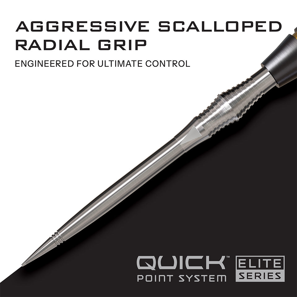 Harrows Spire Quick Points - Black 40mm
