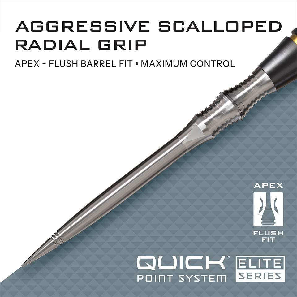 Harrows Spire Apex Quick Points - Gold 30mm
