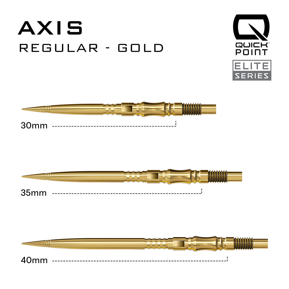 Harrows Axis Quick Points - Gold 30mm