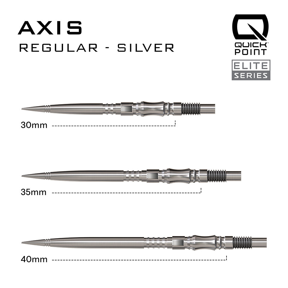 Harrows Axis Quick Points - Silver 30mm