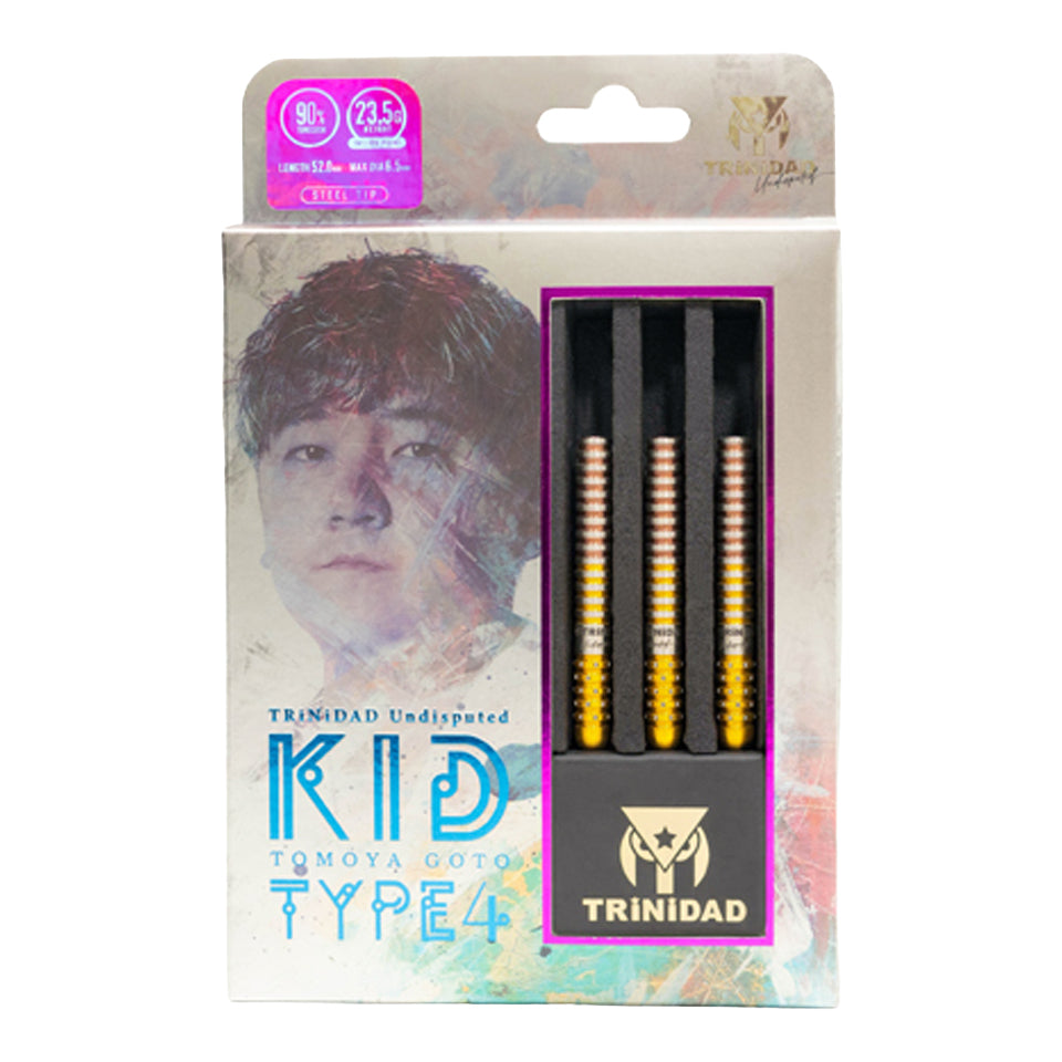 Trinidad Undisputed Kid 4 Steel Tip Darts - 23.5gm