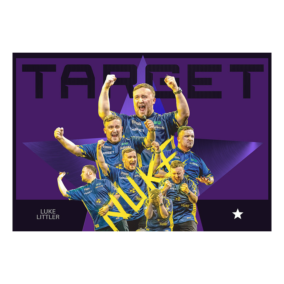 Target Luke Littler World Champion 2025 Edition Steel Tip Darts - 23gm