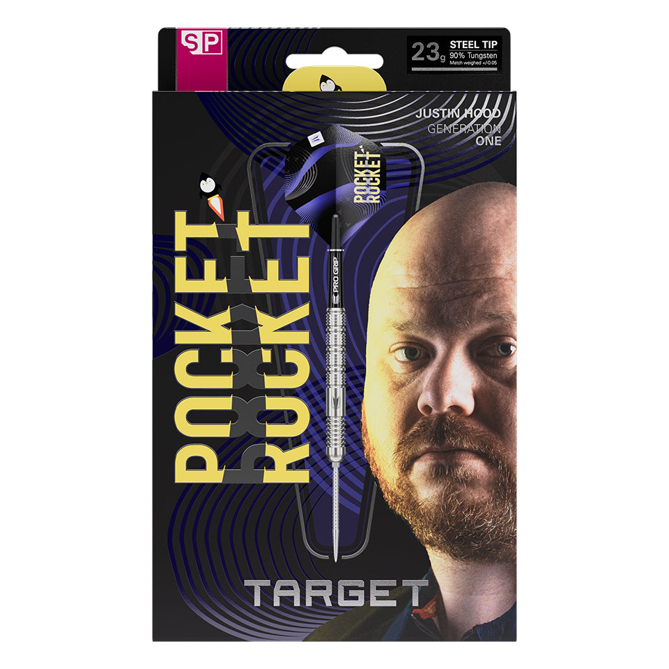 Target Justin Hood Swiss Point Steel Tip Darts - 23gm