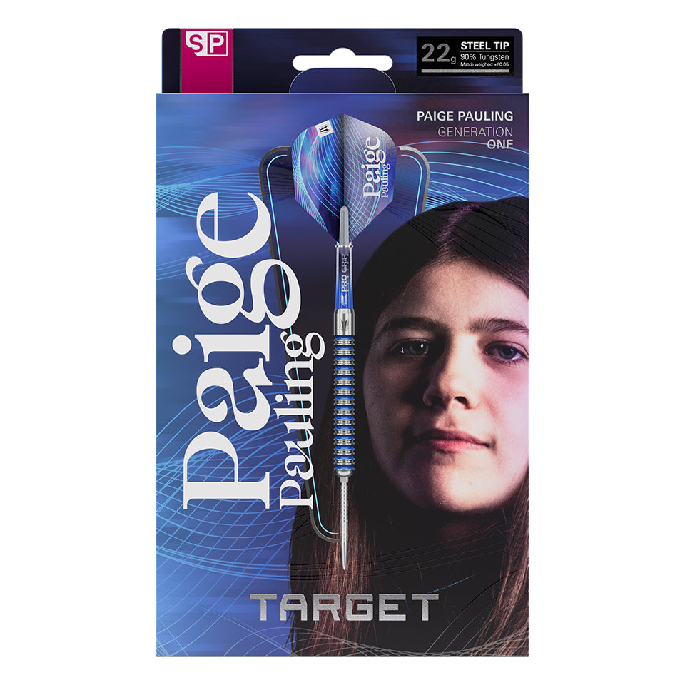 Target Paige Pauling Swiss Point Steel Tip Darts - 22gm