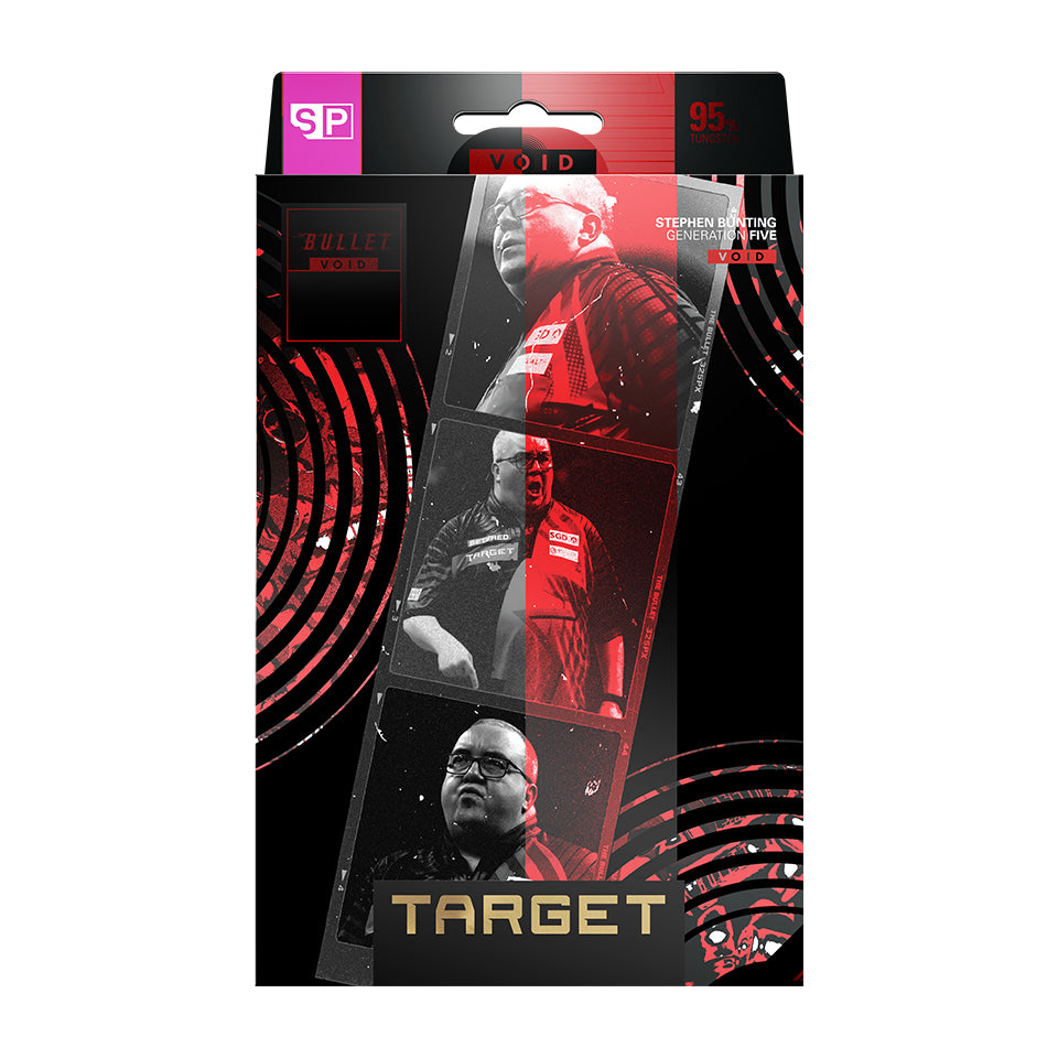 Target Stephen Bunting G5 Void Swiss Point Steel Tip Darts - 18gm