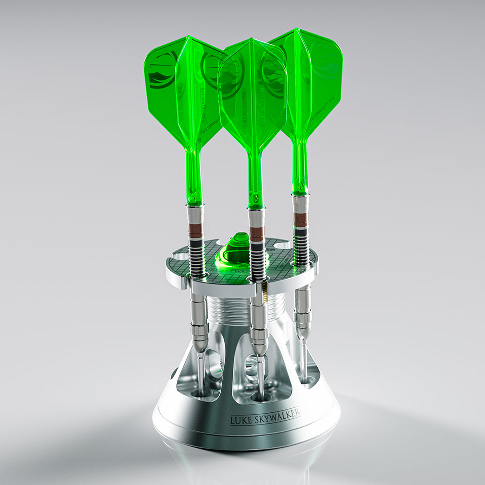 Target Star Wars Luke Skywalker "The Jedi Knight" Saber Edition Swiss Point Steel Tip Darts - 24gm