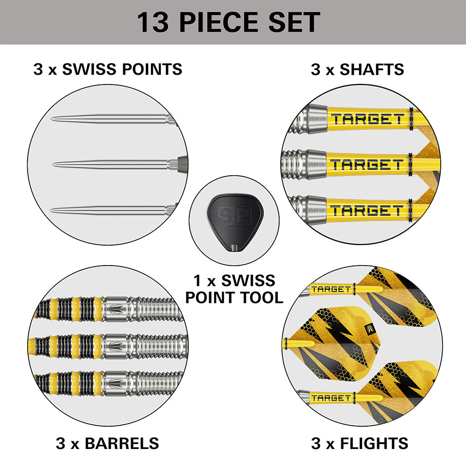 Target Buzz 03 Swiss Point Steel Tip Darts - 25gm