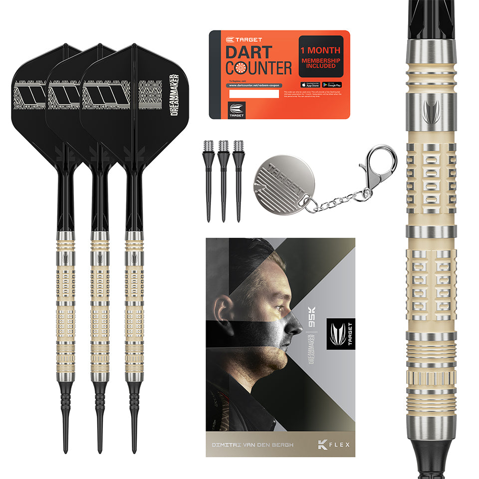 Target Dimitri Van Den Bergh 95K Soft Tip Darts - 19gm