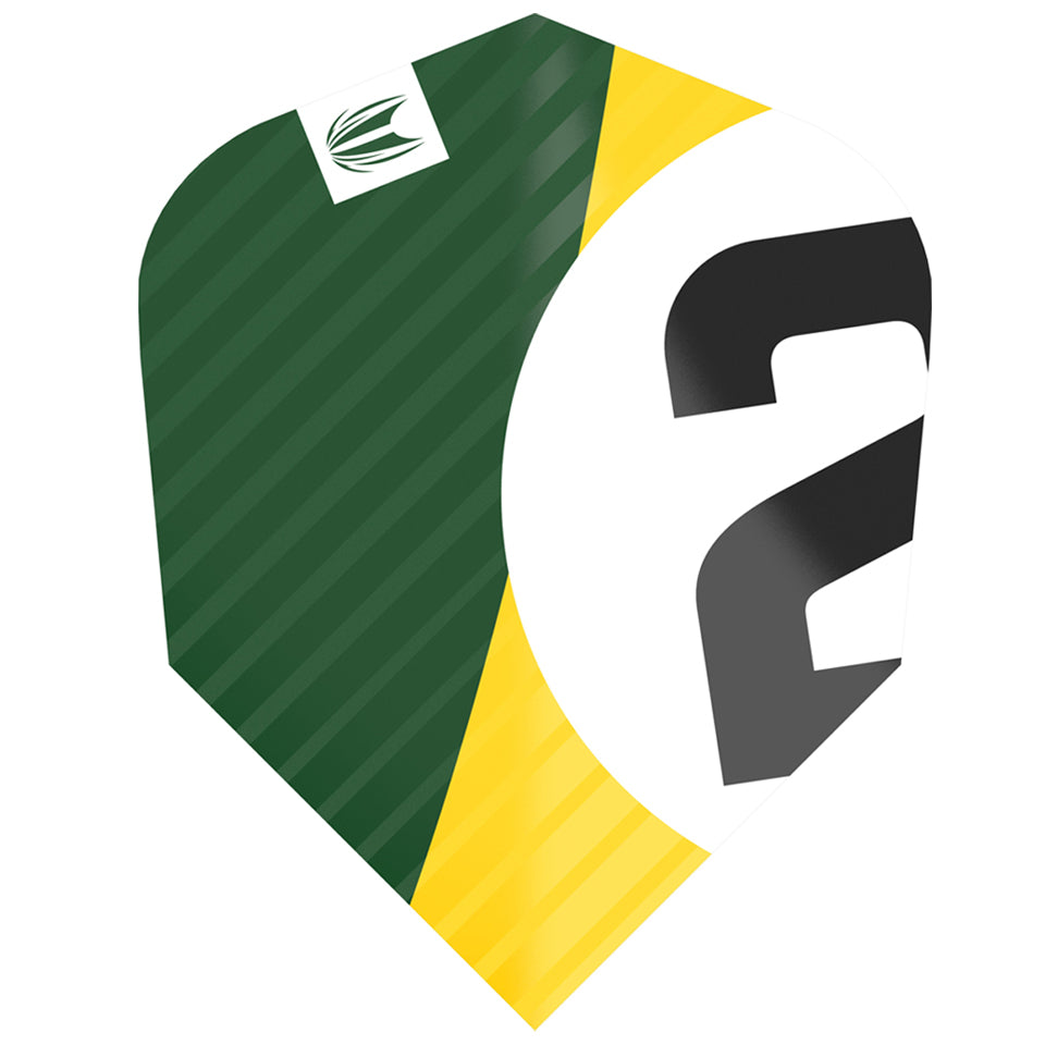 Target Chicane Pro Ultra Dart Flights - Ten-X Green