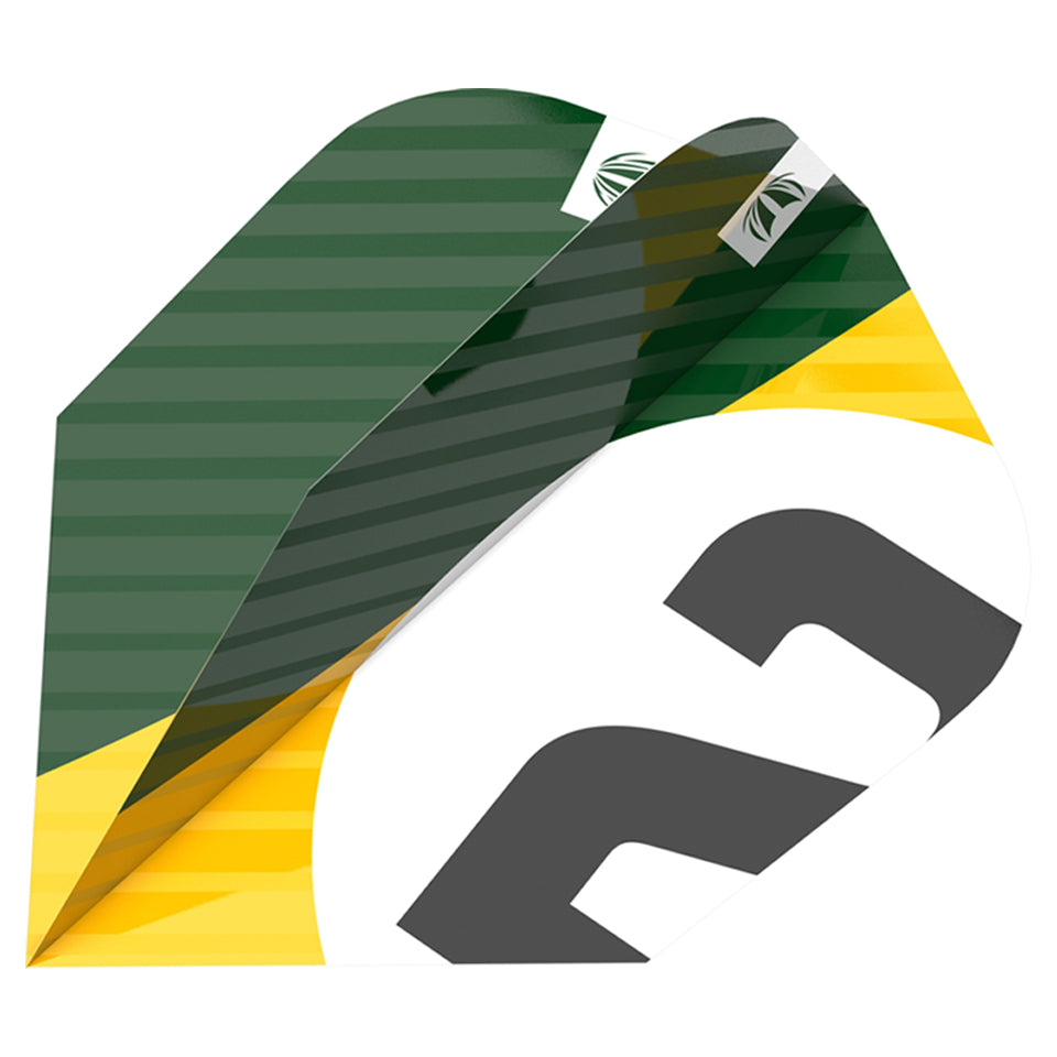 Target Chicane Pro Ultra Dart Flights - Ten-X Green