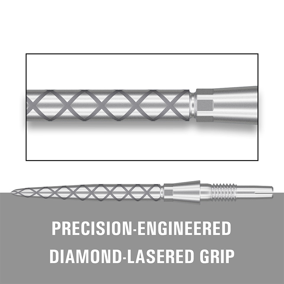 Target Swiss Storm Diamond Steel Points - Silver 30mm