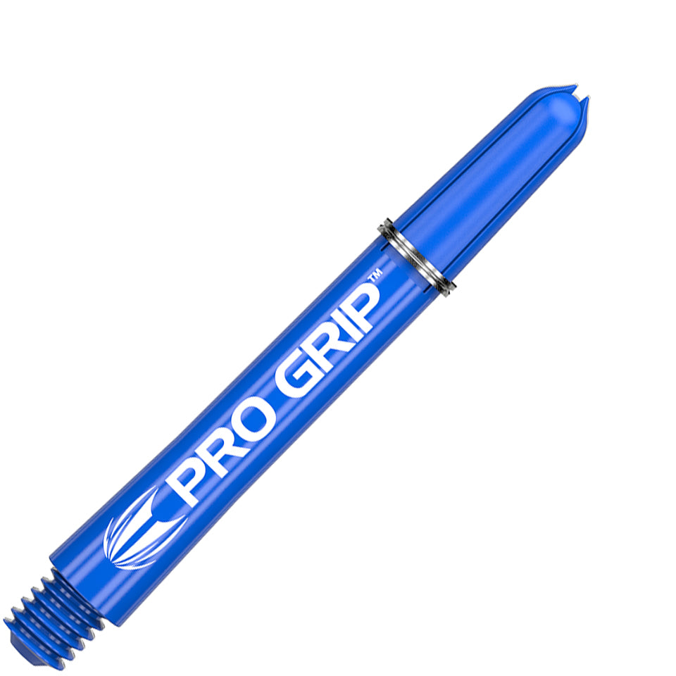 Target Pro Grip Nylon Dart Shafts - Intermediate Blue (3 Sets)