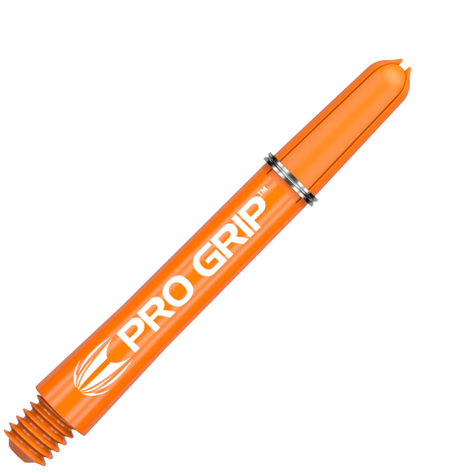 Target Pro Grip Nylon Dart Shafts - Intermediate Orange (3 Sets)
