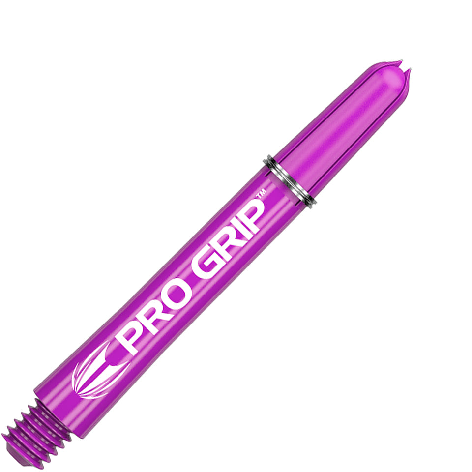 Target Pro Grip Nylon Dart Shafts - Intermediate Purple (3 Sets)