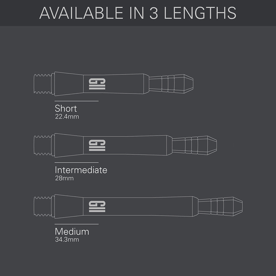 Target Phil Taylor Power Gx2 Titanium Dart Shafts - Medium