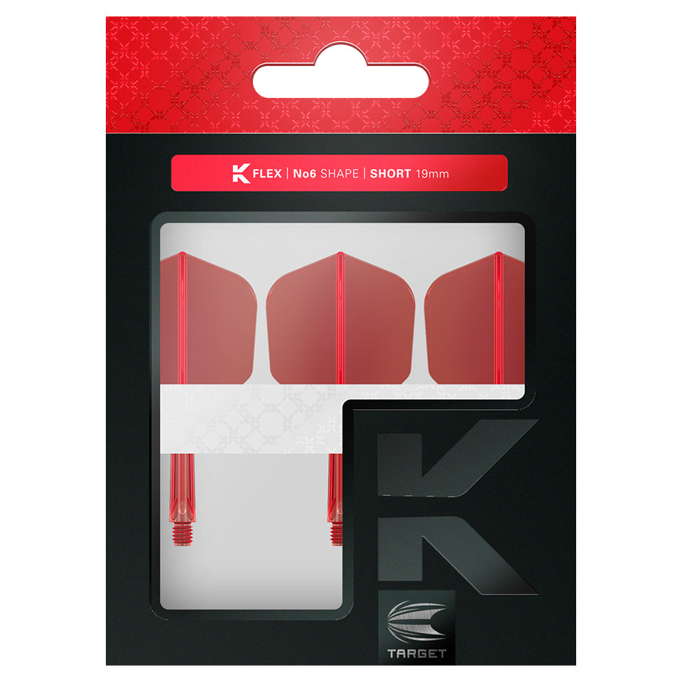 Target K-Flex Flight System - No6 Short Red